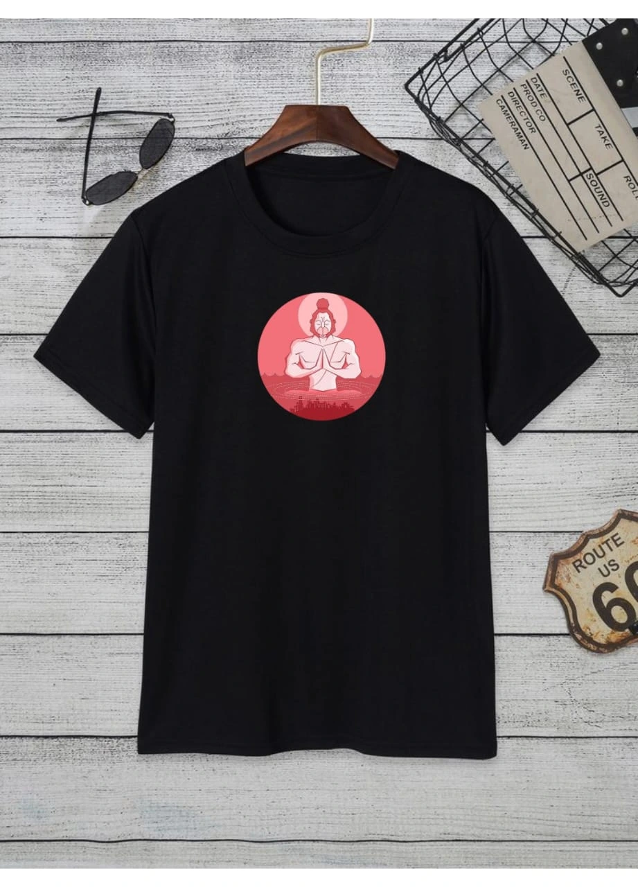 Round Neck Black T-shirt