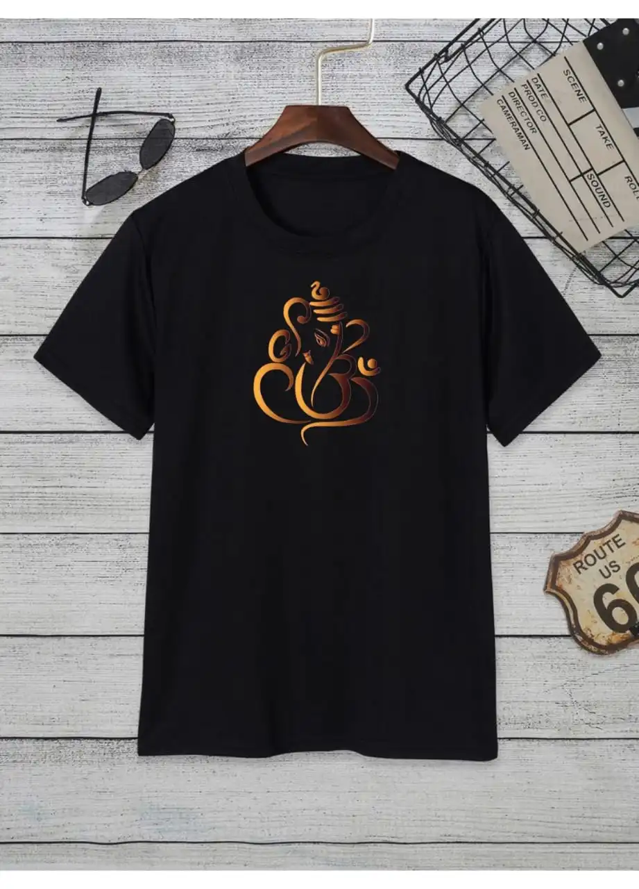 Round Neck Black T-shirt