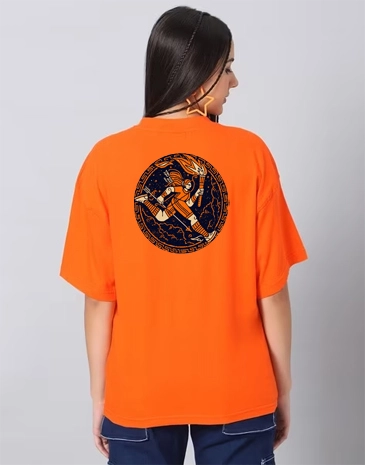 Round Neck Orange T-shirt