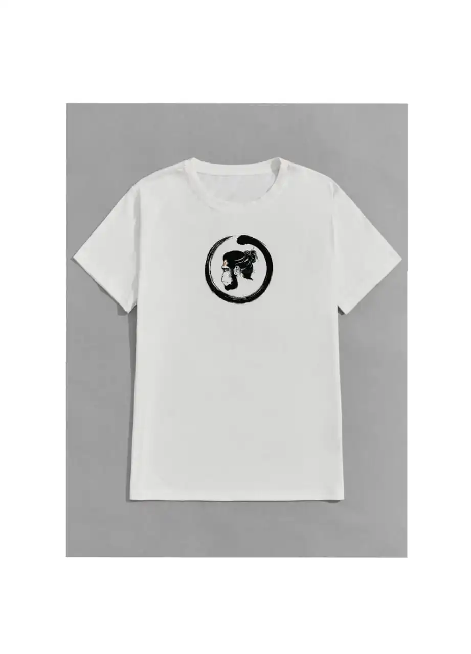 Round Neck White T-shirt